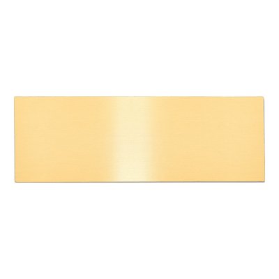 Satin Brass Plates Set of 6
