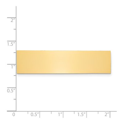 Polished Brass Engravable Plates, Set of 6 – view 2