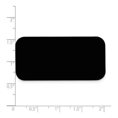 Black Anodized Aluminum Plates Set of 6, Engravable – view 2