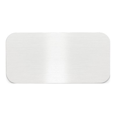 Satin Aluminum Plates, Set of 6 - Engravable