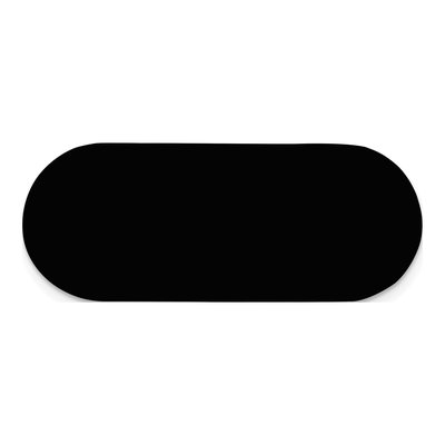 Black Anodized Aluminum Engravable Plates, Set of 6