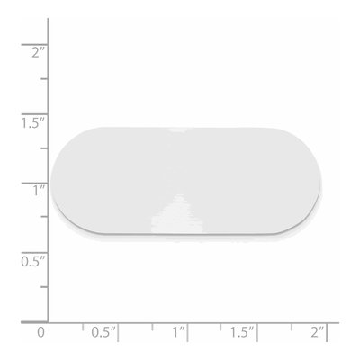 Polished Aluminum Engravable Plates - Set of 6 – view 2