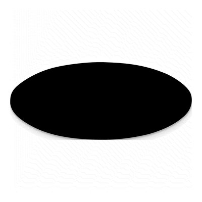 Black Anodized Aluminum Engravable Plates, Set of 6
