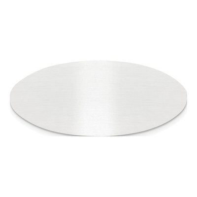 Satin Aluminum Engravable Plates - Set of 6