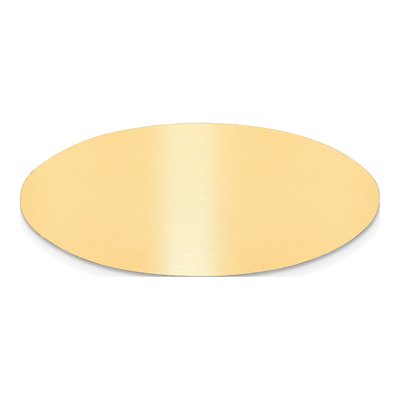 Satin Brass Plates, Set of 6