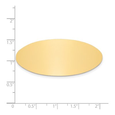 Polished Brass Engravable Plates, Set of 6 – view 2