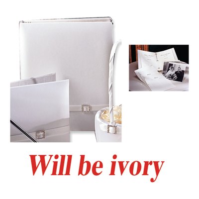 Ivory Glamour Signature Memory Book