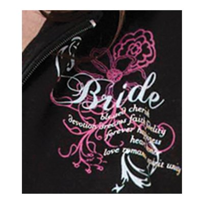 Lillian Rose Bride Black Hooded Jacket, Small – view 2