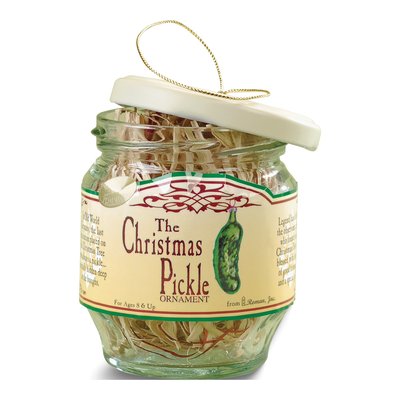 Christmas Pickle Ornament in Glass Jar – view 2