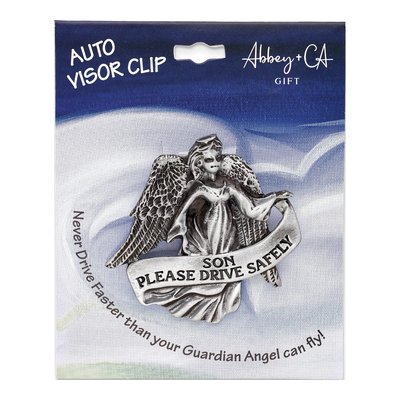 SON PLEASE DRIVE SAFELY Visor Clip – view 3