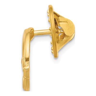 Gold-tone Claddagh Lapel Pin – view 2