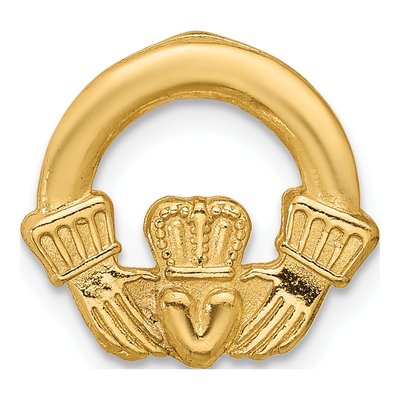Gold-tone Claddagh Lapel Pin