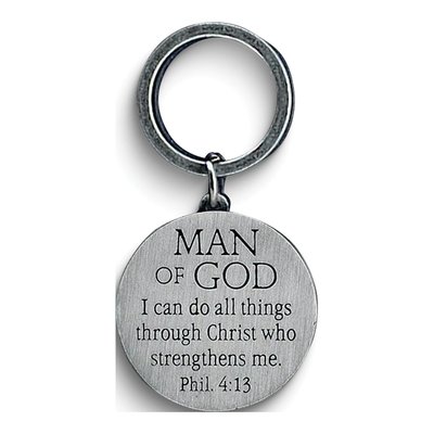 Man of God Verse Key Ring – view 2