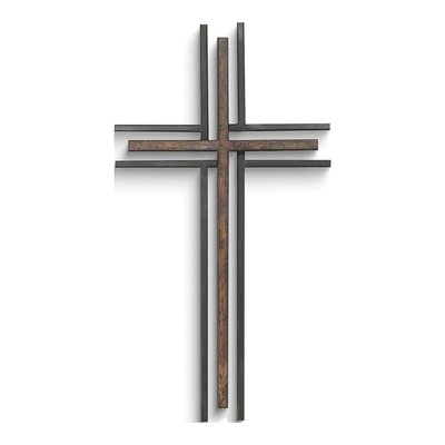 Bronze-Tone Metal Wall Cross