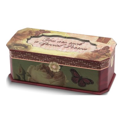 Vintage Rose Musical Keepsake Box - Wonderful World