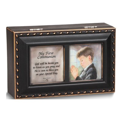Boy First Communion Music Box