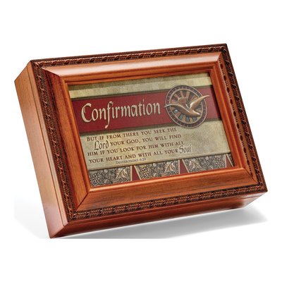 Confirmation Musical Keepsake Box | Plays Hymn – view 2