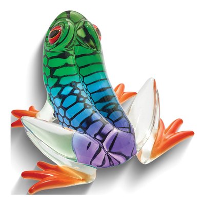 Handcrafted Glass Frog Figurine - Island Hopper Gift – view 2