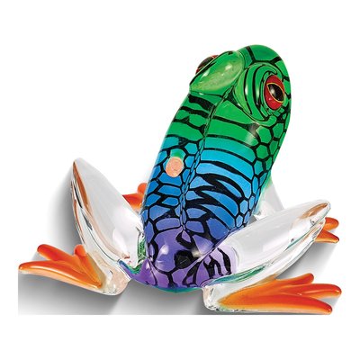 Handcrafted Glass Frog Figurine - Island Hopper Gift – view 4