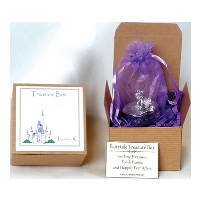 Pewter Frog Prince Tooth Fairy Trinket Box – view 3