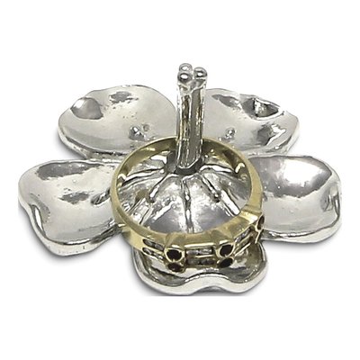 Pewter Cherry Blossom Ring Holder – view 2