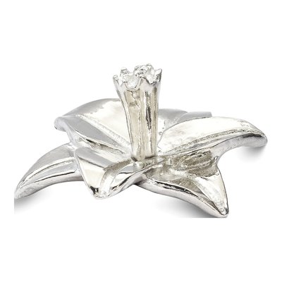 Pewter Daffodil Ring Holder