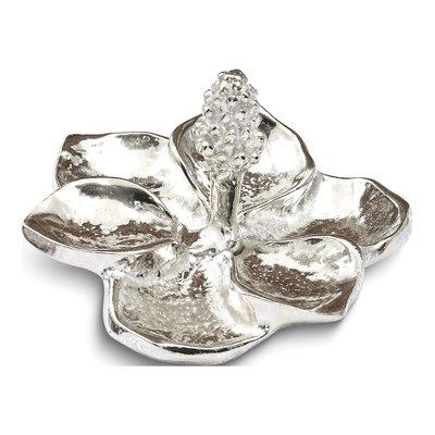 Pewter Magnolia Ring Holder