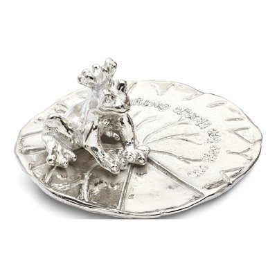 Pewter Frog Prince Ring Holder