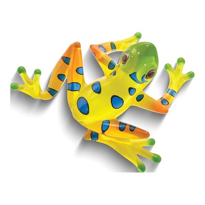 Handcrafted Glass Rain Forest Frog Figurine Gift – view 4