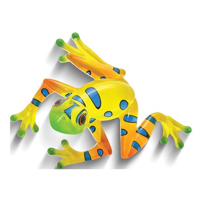 Handcrafted Glass Rain Forest Frog Figurine Gift