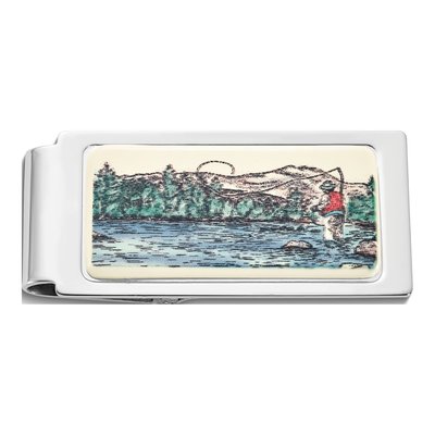 Barlow Designs Fisherman Hinged Money Clip