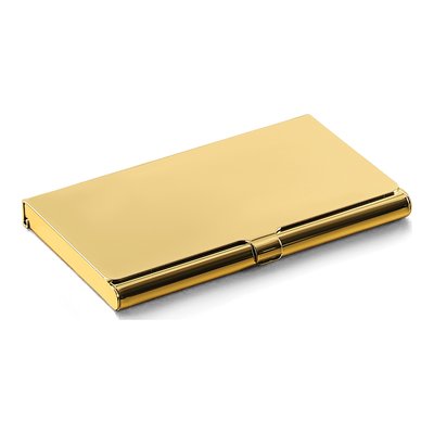 Gold-Tone Engravable Card Case – view 3