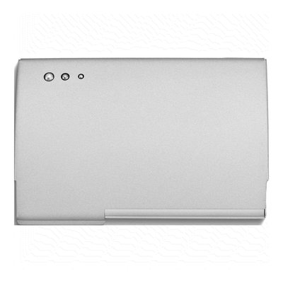Silver-Tone Engravable Business Card Case