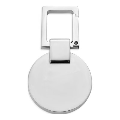 Silver-Tone Crystal Key Ring & Bag Tag – view 2