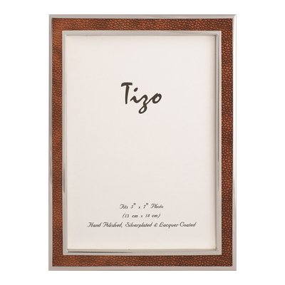 Faux Stingray Brown 4x6 Photo Frame - Gift