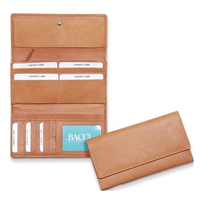 Tan Leather Flap Wallet – view 2