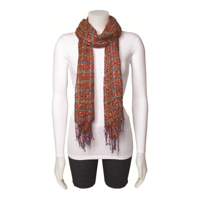 Orange & Pink Multicolor Scarf