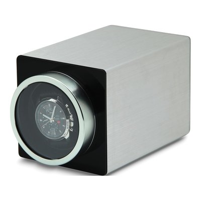 Silver-Tone Aluminum Single Watch Winder