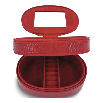 Red Leather Jewelry Case – view 3