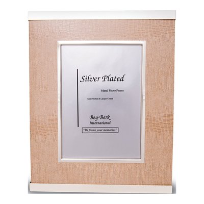 Silver-Plated Lizard Design 5x7 Photo Frame