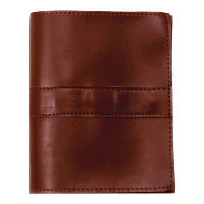 Brown Faux Leather Travel Case for Charger & Cords – view 2