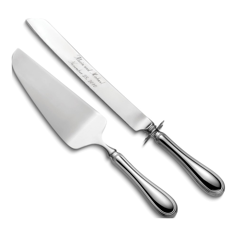 Sterling Silver Wallace Cake Knife & Server Set