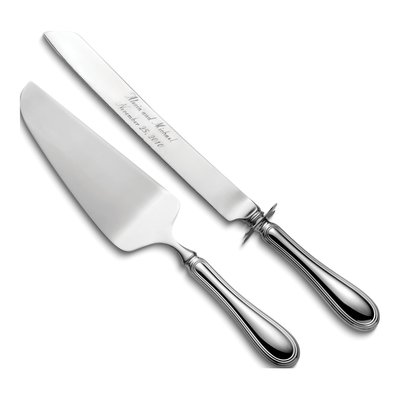Sterling Silver Wallace Cake Knife & Server Set