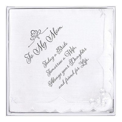 To My Mom Sentiment Cotton Hankie Keepsake Gift – view 4