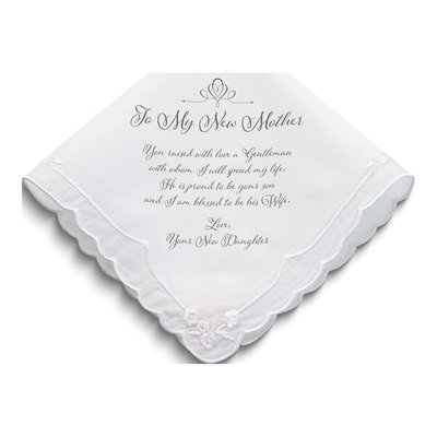 To My New Mother Sentiment Cotton Hankie Gift