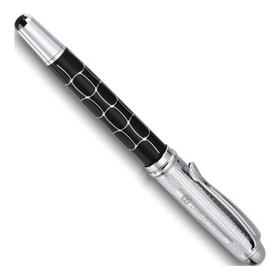 Charles-Hubert Black Croco Rollerball Pen