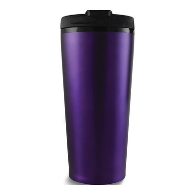 Purple Stainless Steel Engravable 16 oz Travel Tumbler