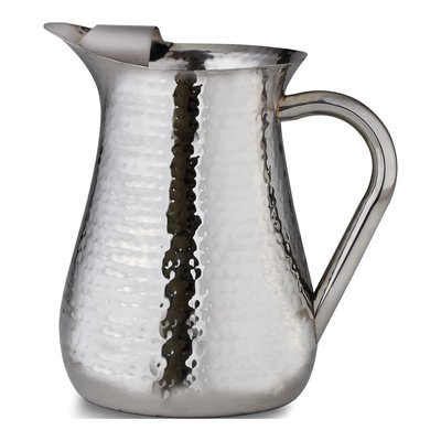 Hammered Stainless Steel 72 oz Water Pitcher