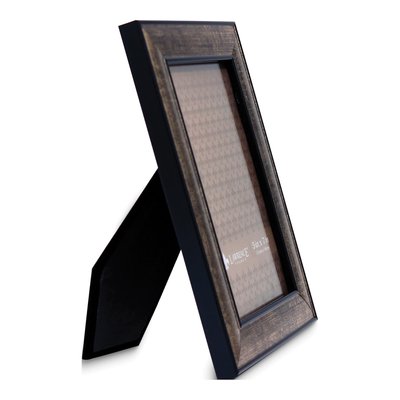 5x7 Domed Silver & Black Picture Frame – view 2