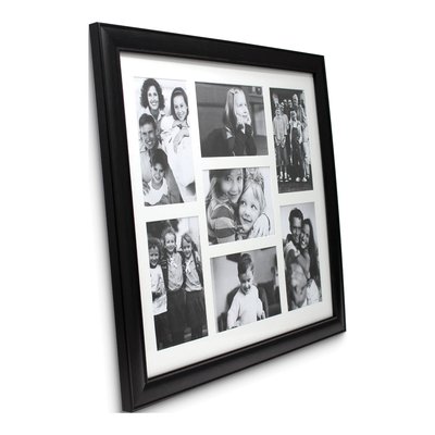 Black 7-Opening 4x6 Collage Photo Frame – view 2
